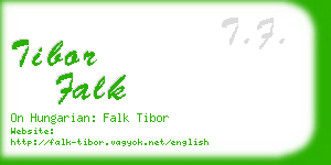 tibor falk business card